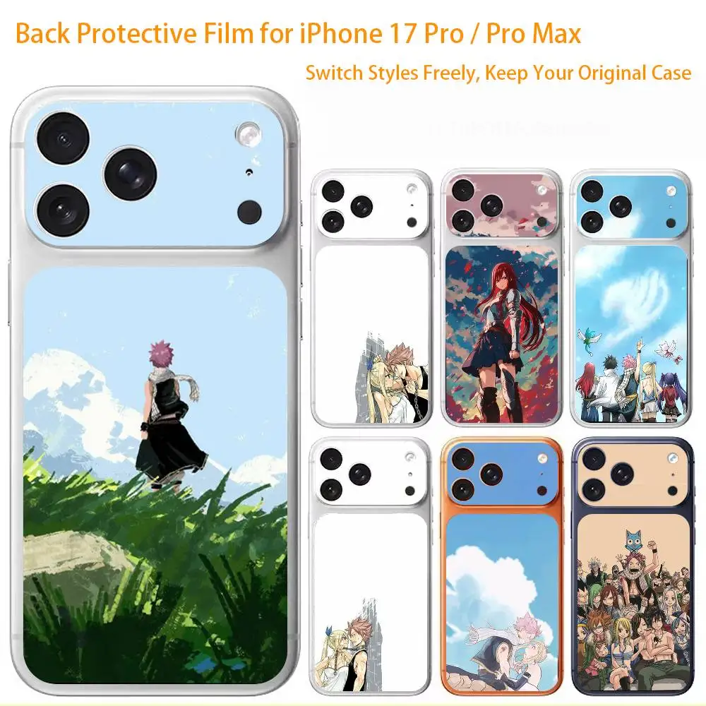 

Anime F-Fairy C-Comics Tail 3D Full Body Skin Decal for iPhone 17/Pro/Pro Max Color Rear Protective Sticker