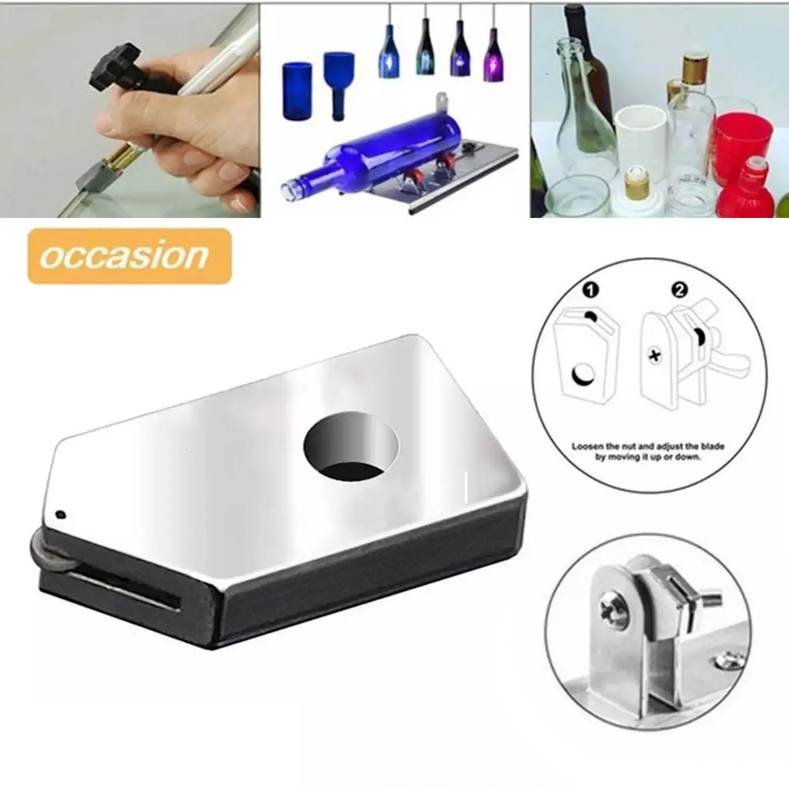 Cutting Head Replacement Bottle Cutter Tool, 6mm , crafts Durable Material