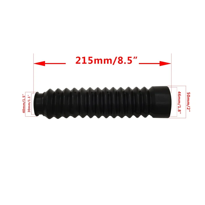 ISURE MARINE Motorcycle Universal Front Fork Shock Absorber Dust Cover Rubber Shock  Leg Protector Buffer Cover