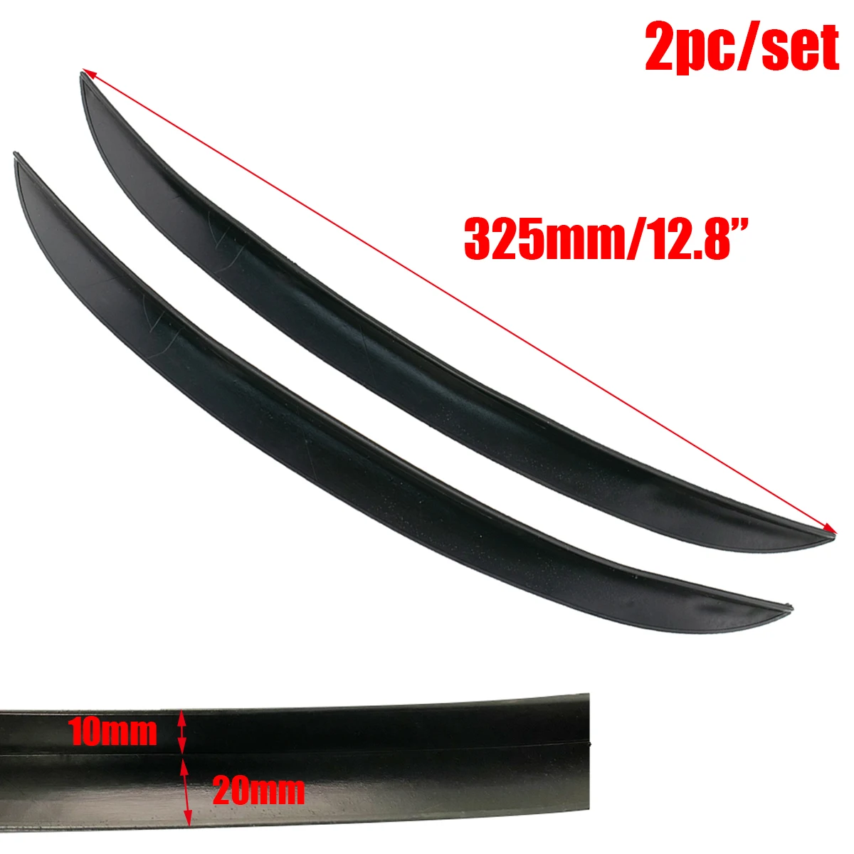 Universal Carbon Fiber Wheel Eyebrow Arch Fender Flares Cover Trim Mudguards Protective Lip Strips Mud Flaps Car Accessories