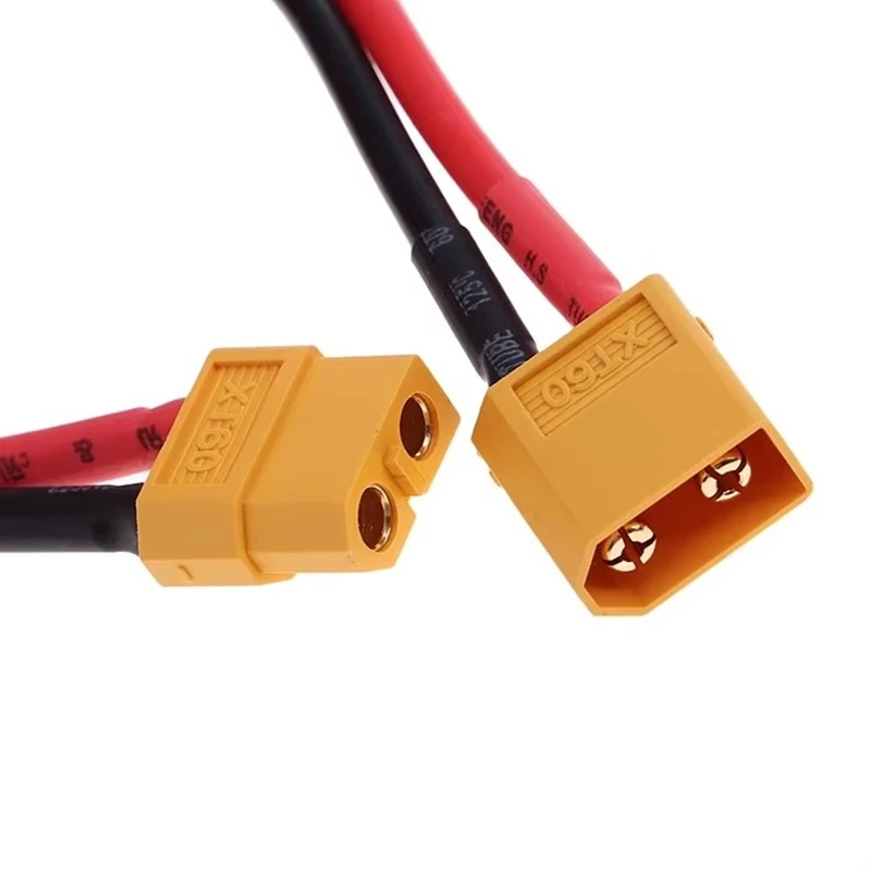 نموذج طائرة بطارية نقل الطاقة كابل XT60 ذكر إلى XT60 أنثى التوصيل مع غمد XT60H تمديد كابل 12/14AWG #4