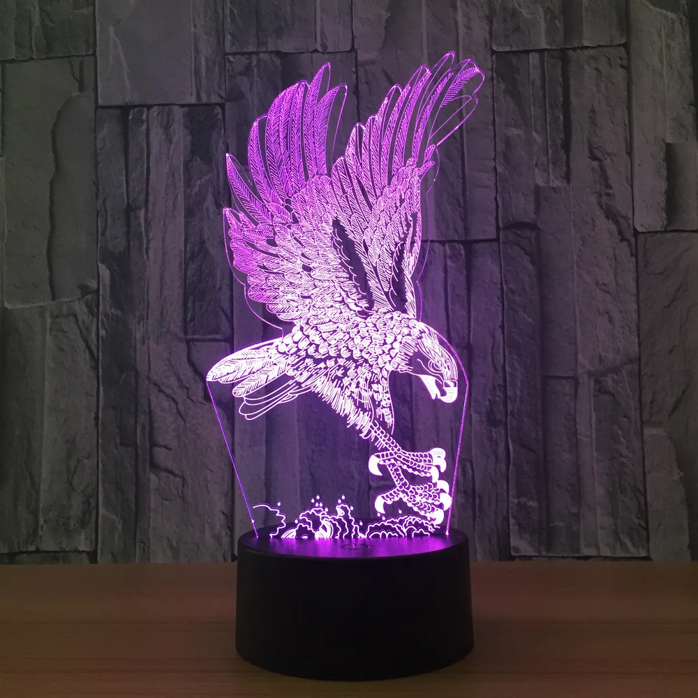 

Christmas Decorations Gift For Baby Room Desk Lights Wholesale Colorful Led Table Lamp Creative Gift Wholesale Owl Night Light