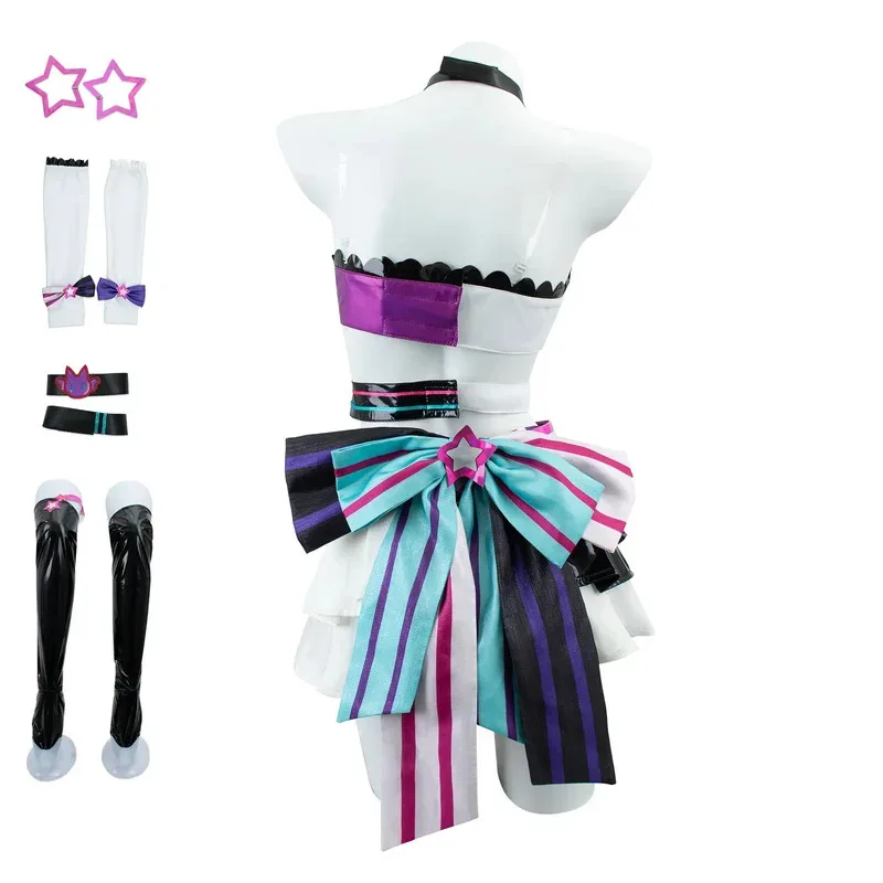 Zizi 2025 【Wetrose】 Muse Dash Miku disfraz de Cosplay Collab conjunto completo de cuero Sexy lindo traje de escenario peluca Halloween Navidad
