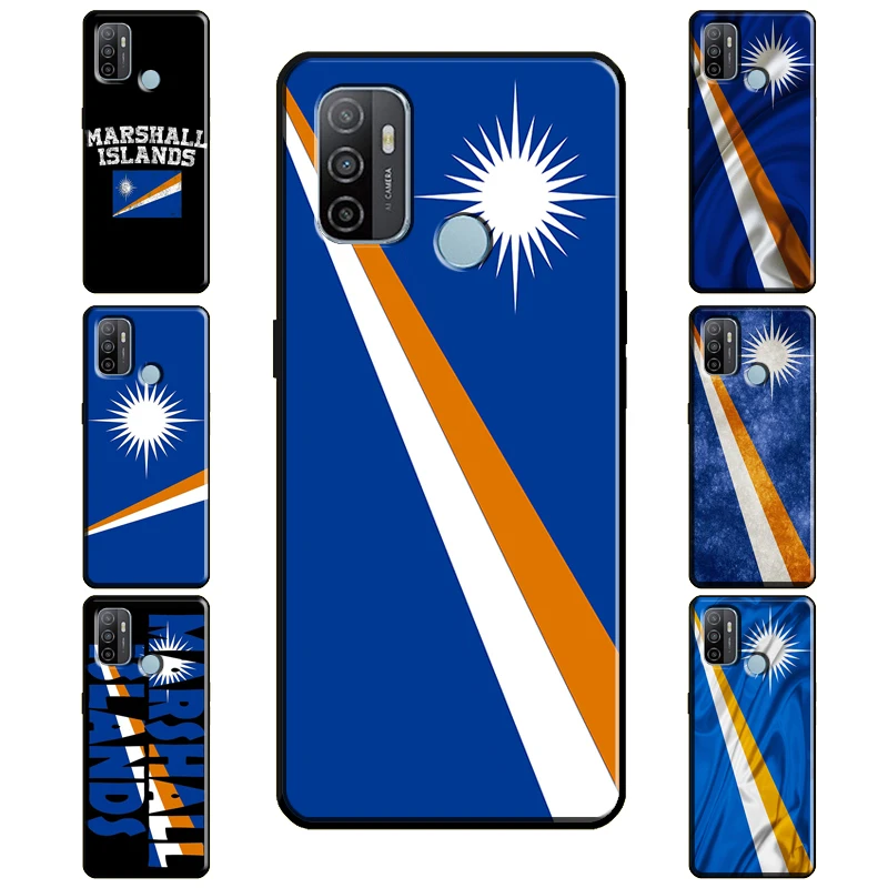 Marshall Islands Flag Phone Case For OPPO A91 A83 A15 A31 A53 A5 A9 2020 A1K A3S A5S A52 A72 A92 Reno 2 Z 4 Pro