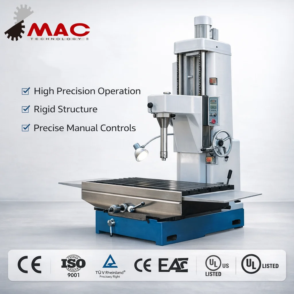 T8018A Professional Industrial Cylinder Boring Machine Engine Block Reboring Tool High Precision Vertical Maintenance System