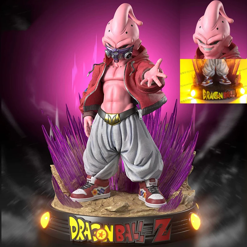 20cm Anime Dragon Ball Boo Figures GK SHEEP Majin Buu Action Figures Luminous PVC Model Collection Peripheral Toys Birthday Gift