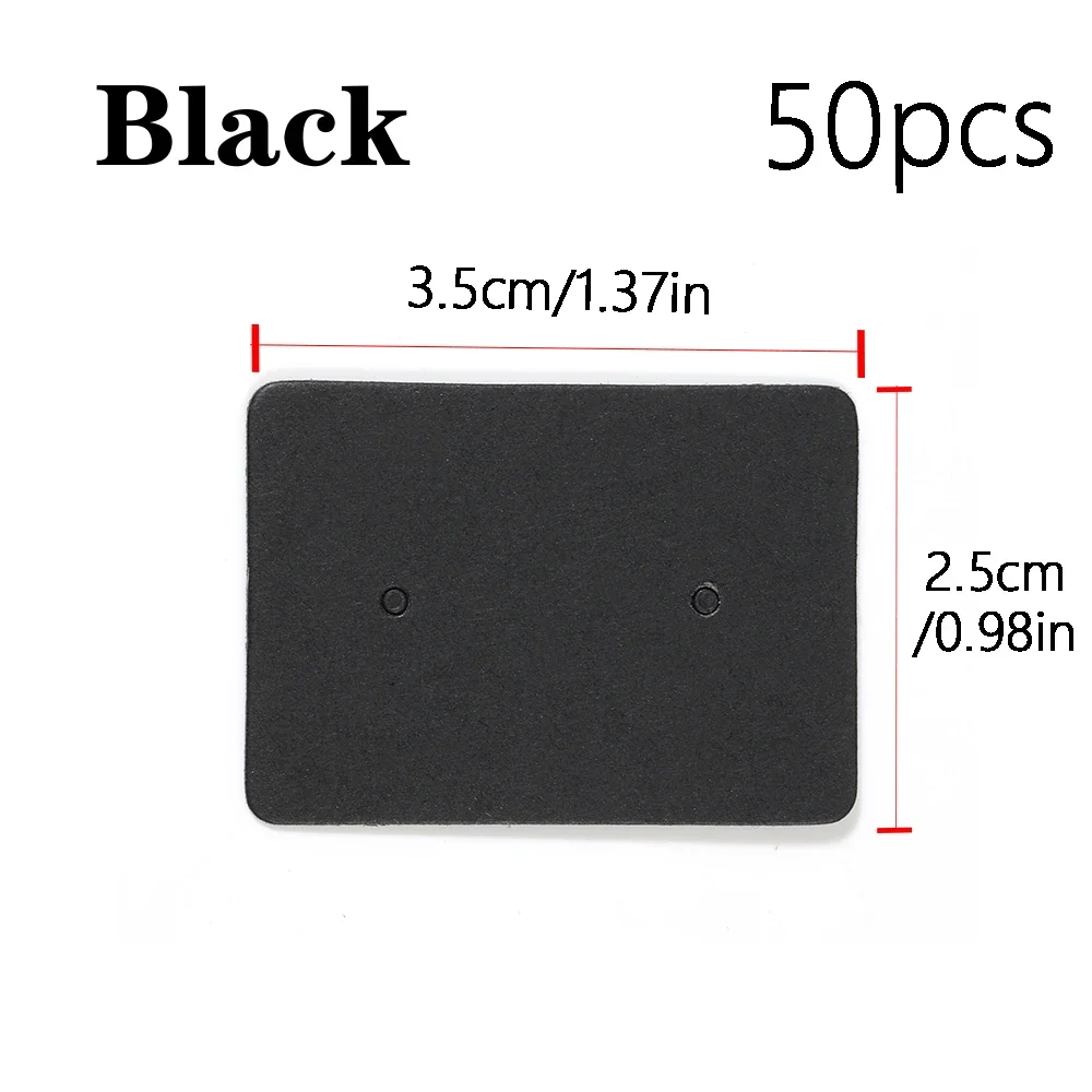 50 pcs Earring Display Cards Earring Packaging Cards