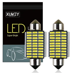2Pc C5W 39mm Number License Plate Light LED Bulb For BMW 3 5 series E60 E36 E46 E39 E34 E53(00-07) X5 M5 Canbus Error Free White