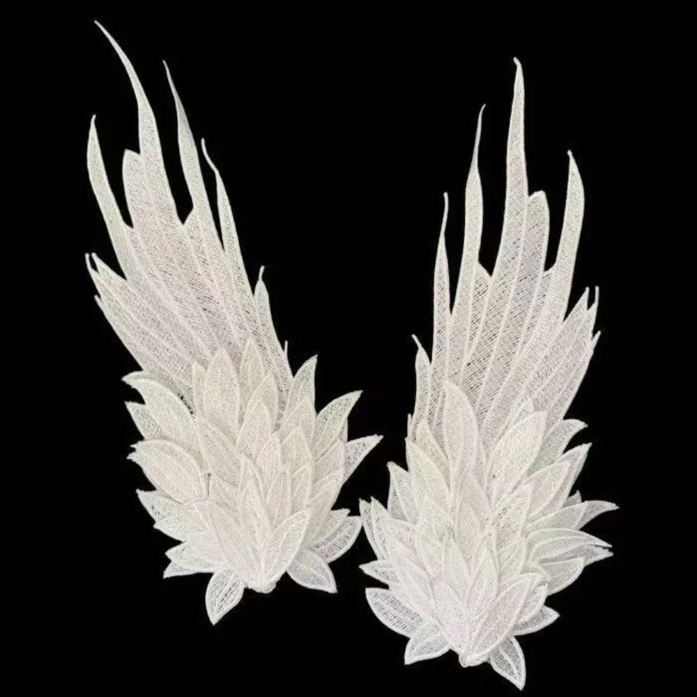 

Cute Fairy Feather Embroidery Edge Clip Sweet Cosplay Lolita Hair Clip Halloween Hair Decors Wing Headdress Girl