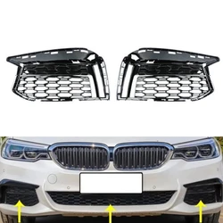 Front Bumper Grille Cover 51118089167 51118089168 for BMW 5 Series G30 G38 2018 2019 2020 Sports Version