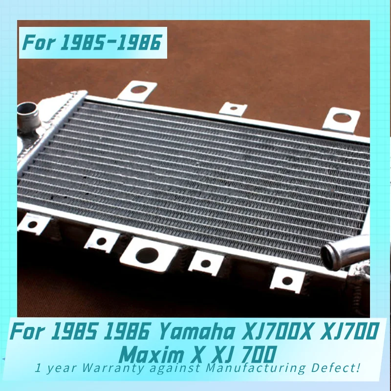 New  Aluminum Radiator For 1985 1986 Yamaha XJ700X XJ700 Maxim X XJ 700 Cooler Cooling Coolant