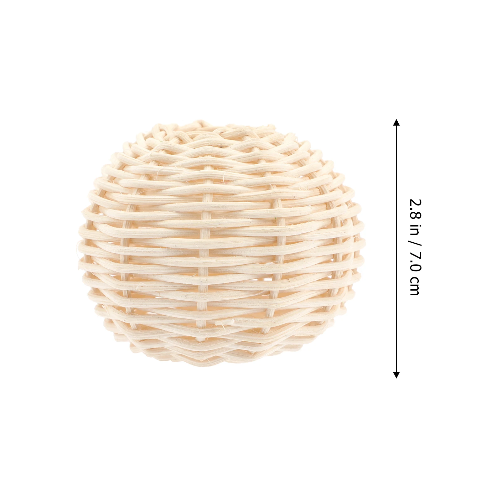 

2Pcs Rattan Woven Lampshade Adornment Decorative Light Cover Durable Protection For Living Room Bedroom