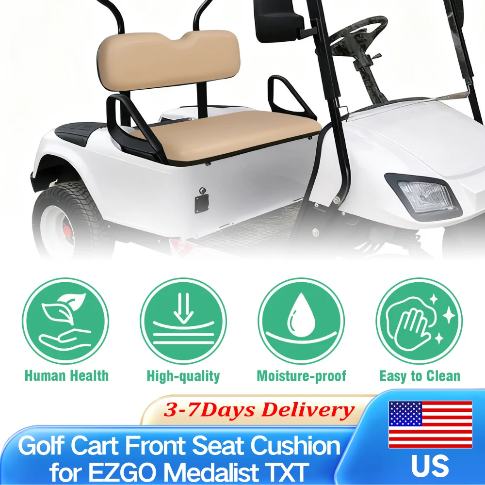 

Сменная подушка для переднего сиденья гольф-кара, комплект сиденья и спинки для моделей EZGO Medalist TXT 94-13