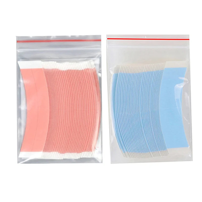 

72 шт./лот, клейкие полоски для наращивания волос, супер сильная лента для системы волос для париков/кружевного парика, пленка для прорезывания волос