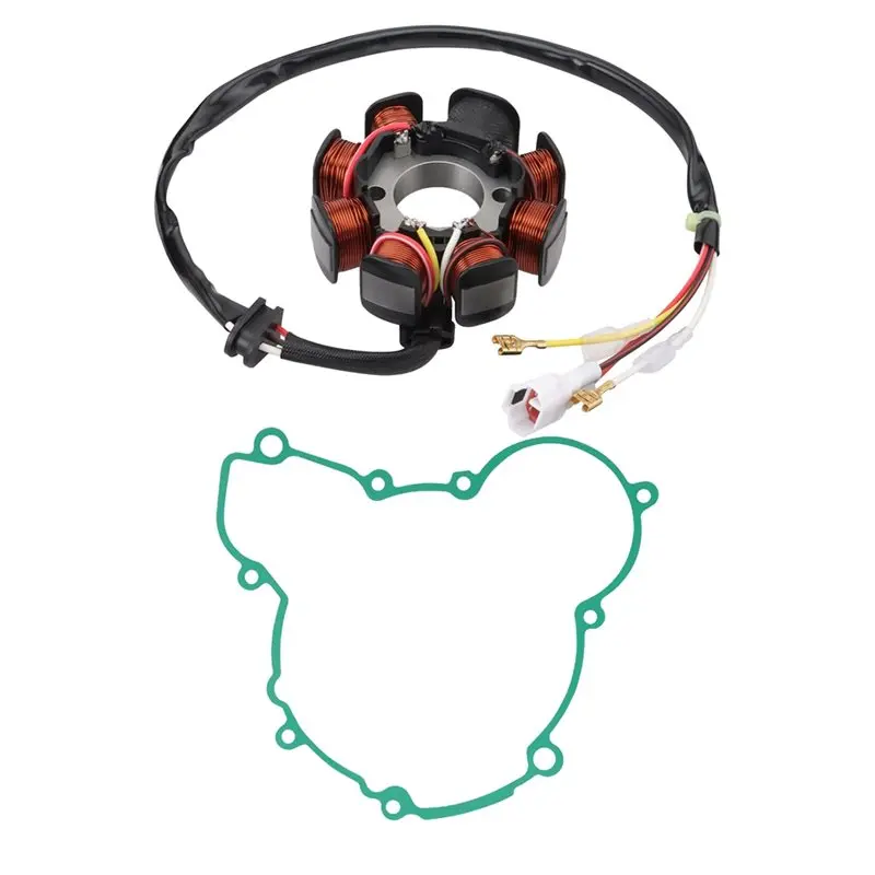 ABOK-For KTM 250 300 XC EXC Magneto Stator With Gasket- Motorcycle Stator Coil Part Number 55439204000