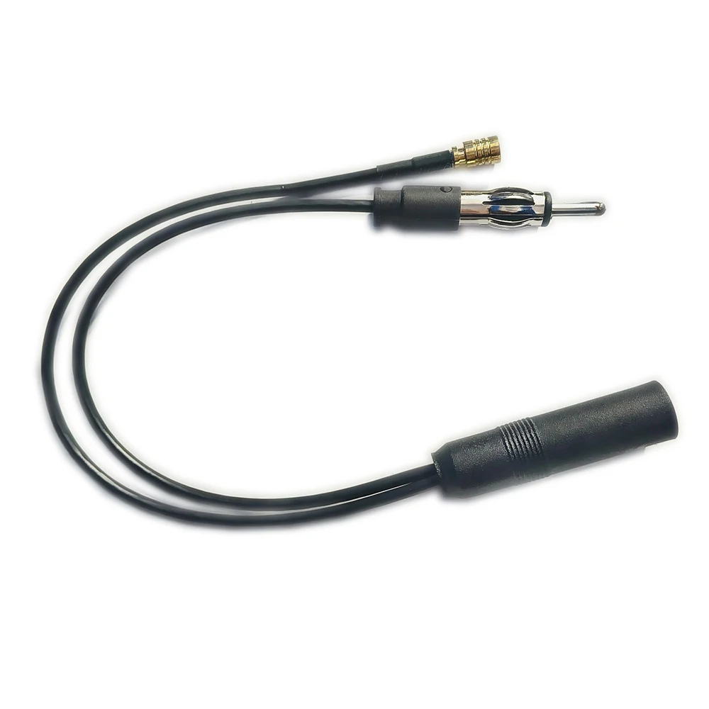DAB & FM / AM Car Radio Aerial Active Antenna SMB DIN Splitter Adapter Cable Car Radio Active Antenna Auto Parts