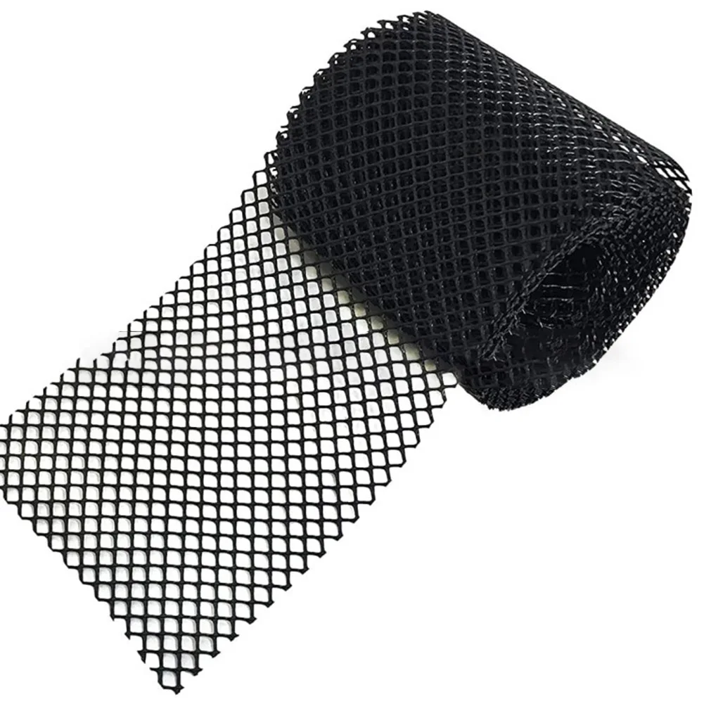 Black Gutter Guards Downspout Pipe Cover Long-lasting Protection Prevent Clogging Prevent Sewer Blockage Strong PVC Material