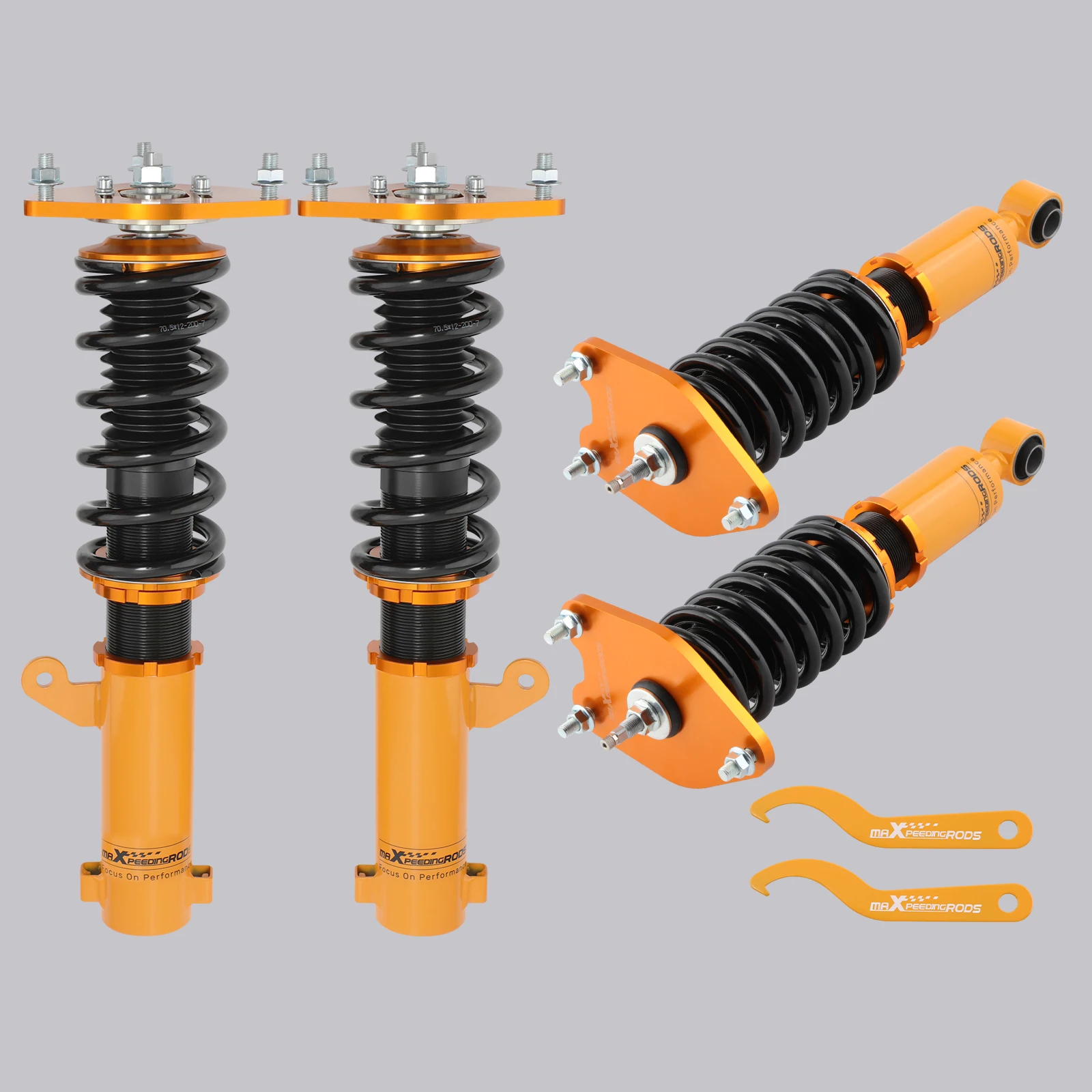 24 Level Damper Coilovers Struts For Mitsubishi Eclipse 4G 06-12 Galant DJ 04-12 Adjustable Shock Strut Coilover Lowering Kits