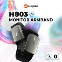 Magene Heart Rate Armband Monitor Dual Mode Bluetooth ANT H803 Sensor Arm Wrist Strap Fitness Heart Tracker Health Exercise