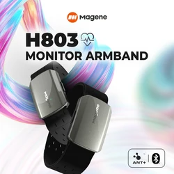 Magene Heart Rate Armband Monitor Dual Mode Bluetooth ANT H803 Sensor Arm Wrist Strap Fitness Heartbeat Tracker Health Exercise