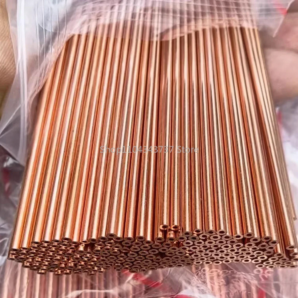 2Pcs/lot OD 1mm-10mm T2 Micro Copper Tube Length 500mm Thin Wall Hollow Capillary Hard Straight Thin Wall Copper Pipe