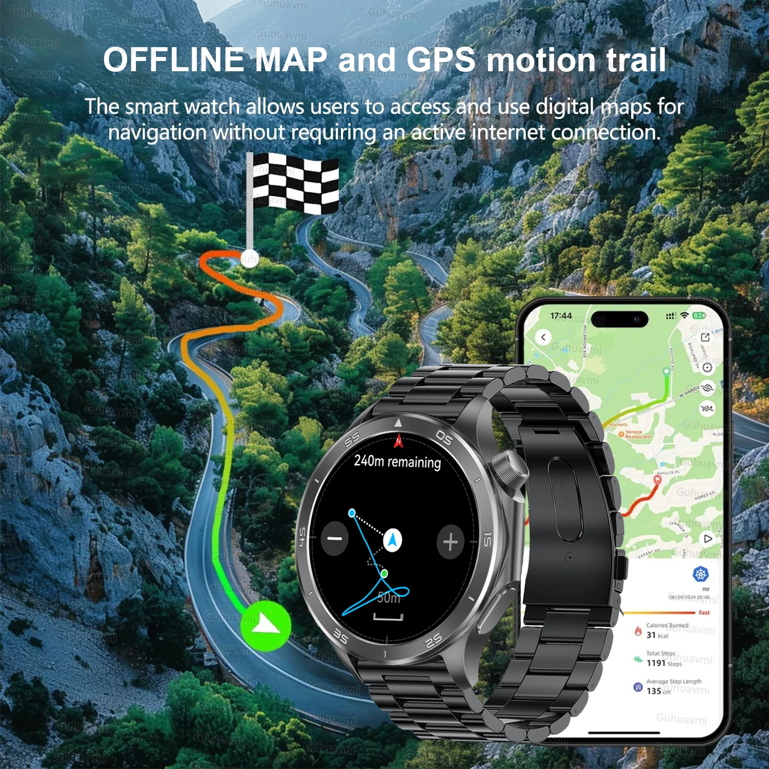 ل ممن لهم X2 نظام تحديد المواقع الساعات الذكية رجل 360*360 شاشة AMOLED معدل ضربات القلب بلوتوث دعوة IP68 مقاوم للماء البوصلة الرياضة Smartwatch 2025