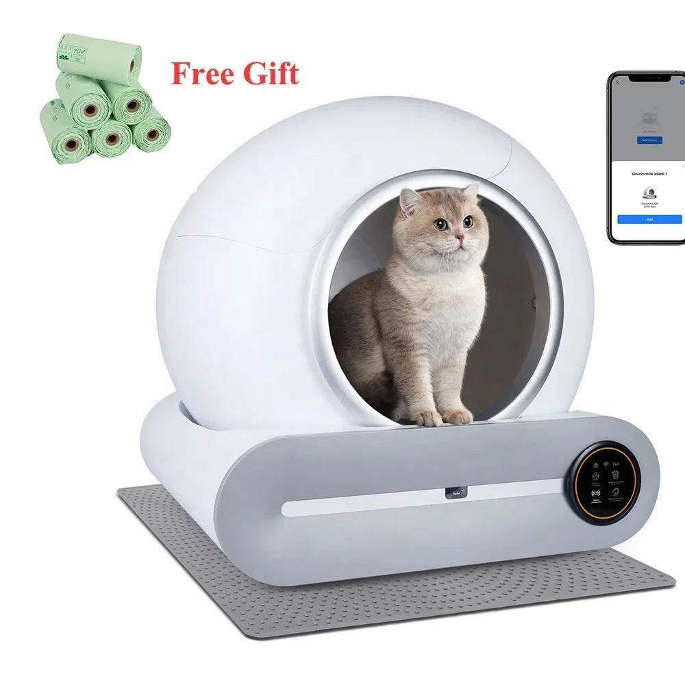 APP Control Automatic Self-cleaning Smart Cat Toilet