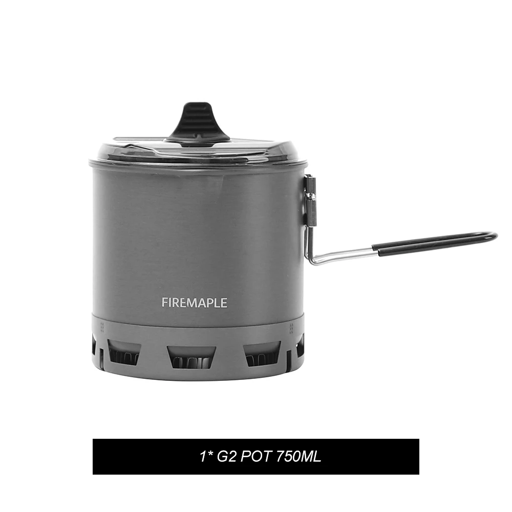 Fire-Maple G2 Petrel Ultralight Pot Lichtgewicht Outdoor Hoog rendement Warmtewisselaar Pot voor Wandelen Reizen Camping 750ML