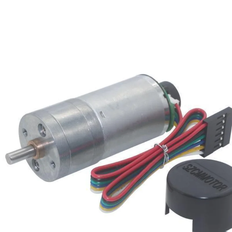 Encoder 24V Reduction Motor 12V Speed Measurement Signal Feedback 6V Intelligent Trolley Chassis Motor