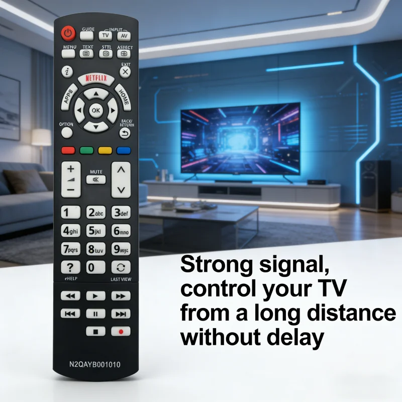 Universal Remote Control for Panasonic Viera Smart TV LCD LED N2QAYB001010 - Easy Setup No Programming Required