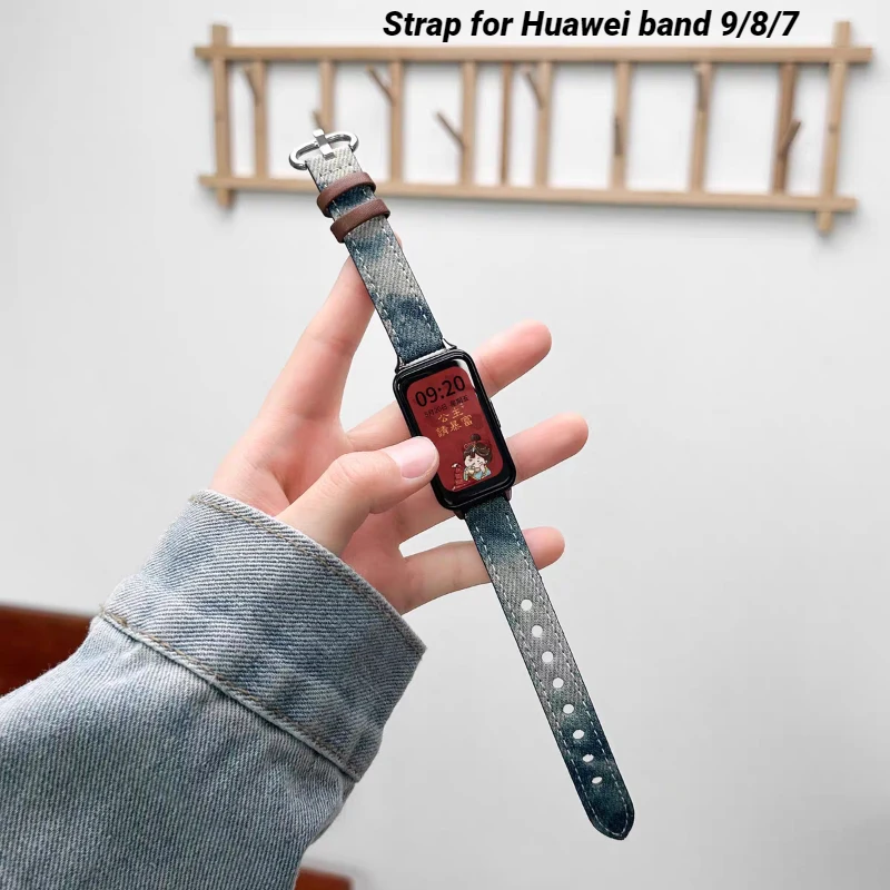 

Модный ремешок для Huawei band 9, спортивный браслет Correa для Huawei band 8/7/6, мужской и женский браслет для Honor band 9/8/7