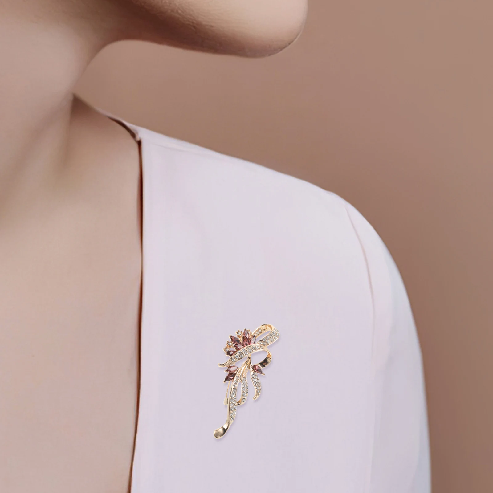 

Corsage Brooch Shawl Scarf Clip Clothing Decoration Pin Collar Women Clips Suit Girl Apparel