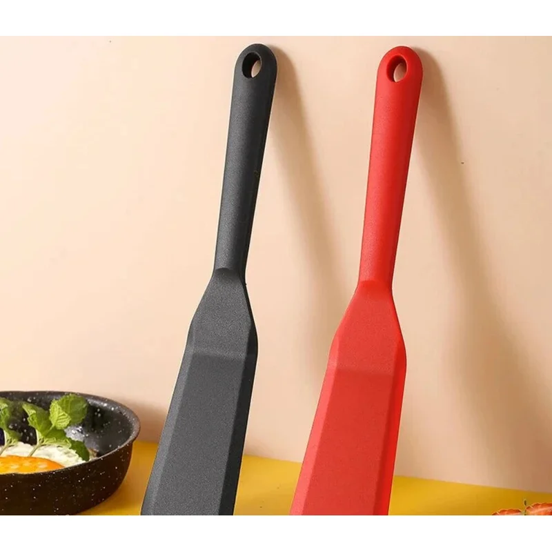 7 Color Silicone Frying Shovel Non-stick Surface Kitchen Pancake Fried Egg Transfer Shovel Steak Shovel Kitchen Baking Tools