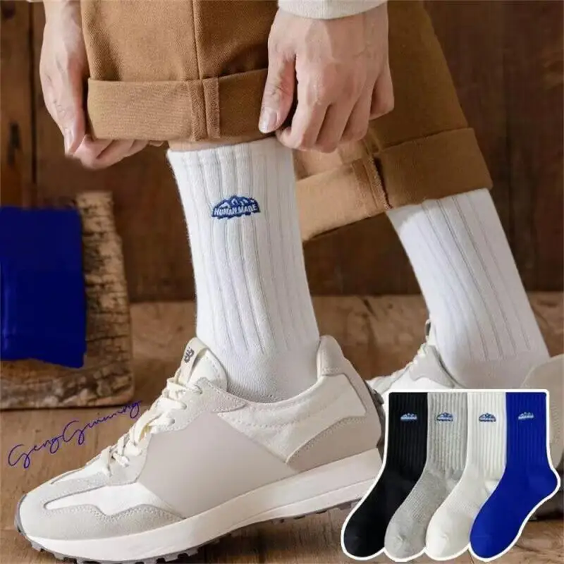 1 Pairs Cotton Socks Men Sports Breathable New Designer Socks Long Tube Cotton Sock Skateboard Casual Men And Women Luxury Sock