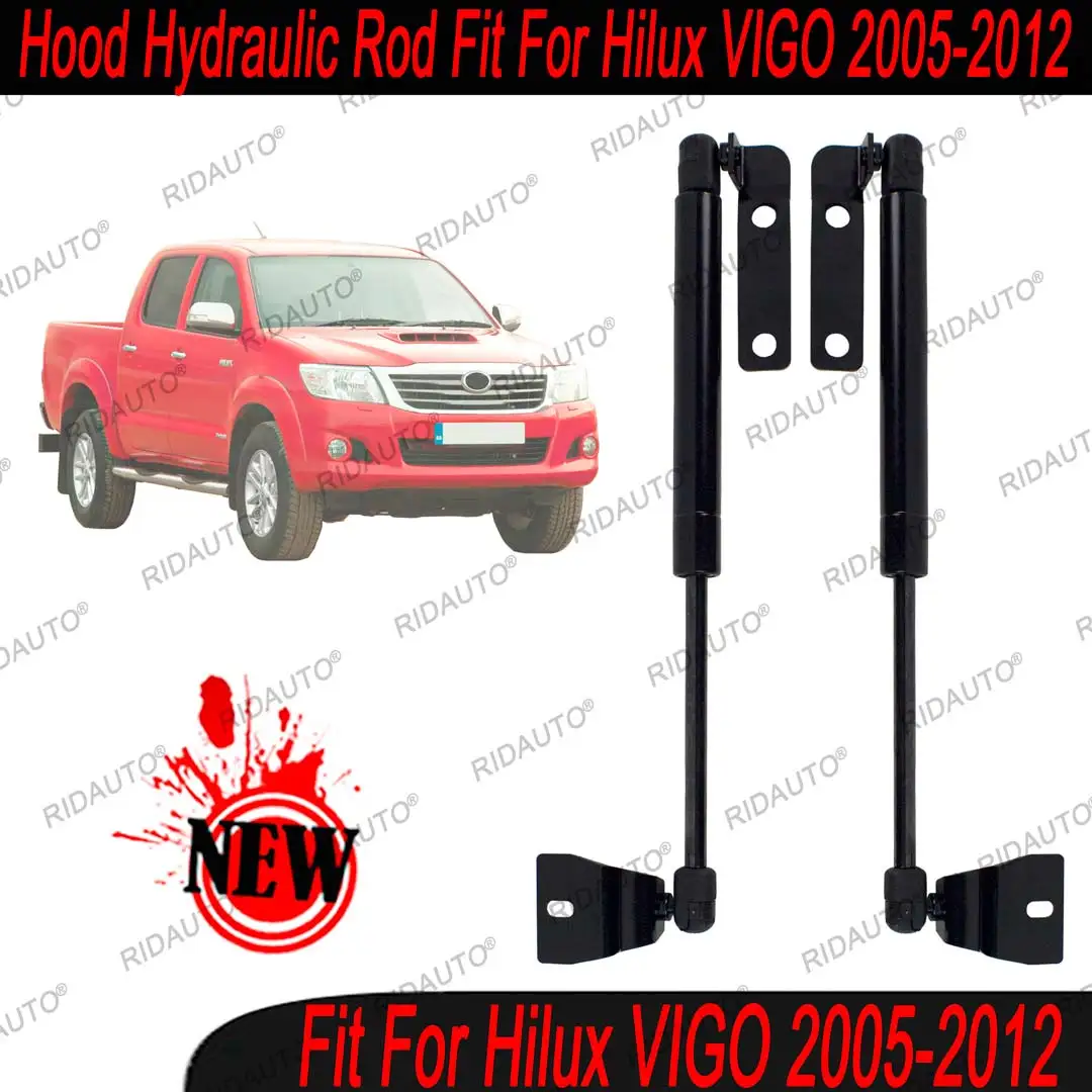

Modify Front Gas Bonnet Hood Struts Kit Lift Support Prop Damper Shocks Absorber For TOYOTA HILUX VIGO 2005 2007 2009 2011 2012