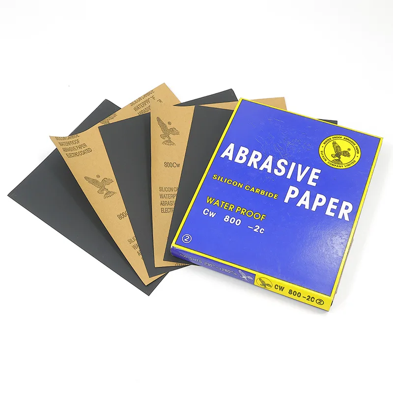 A4 Wet Dry Sandpaper Sheets Silicon Carbide Abrasive Paper For Woodworking Automotive Sanding DIY Projects
