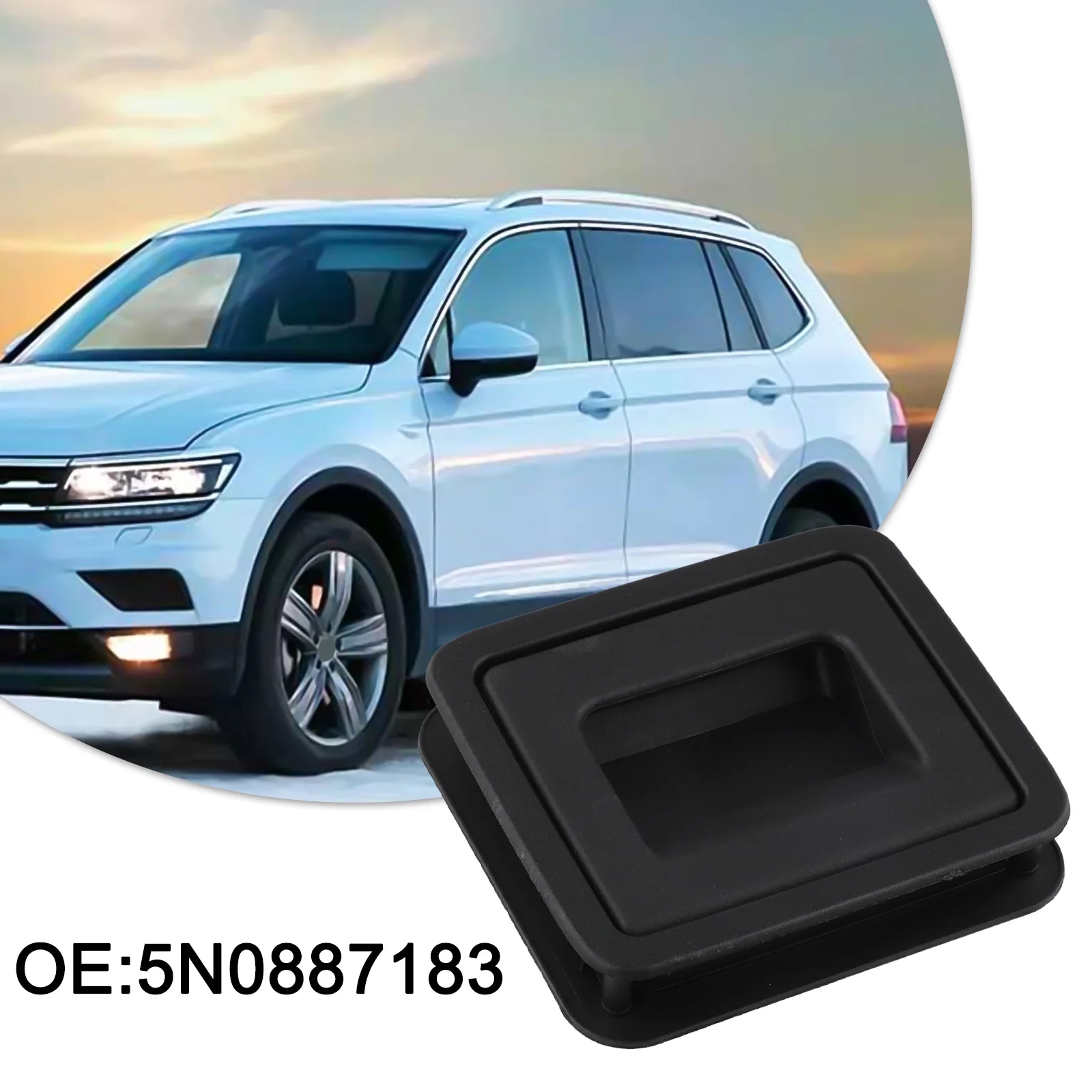 For Golf 2007-2019 OEM Number 5N0887183 Trunk Carpet Handle Trunk Accessory Car Interior Upgrade As Shown In The Picture