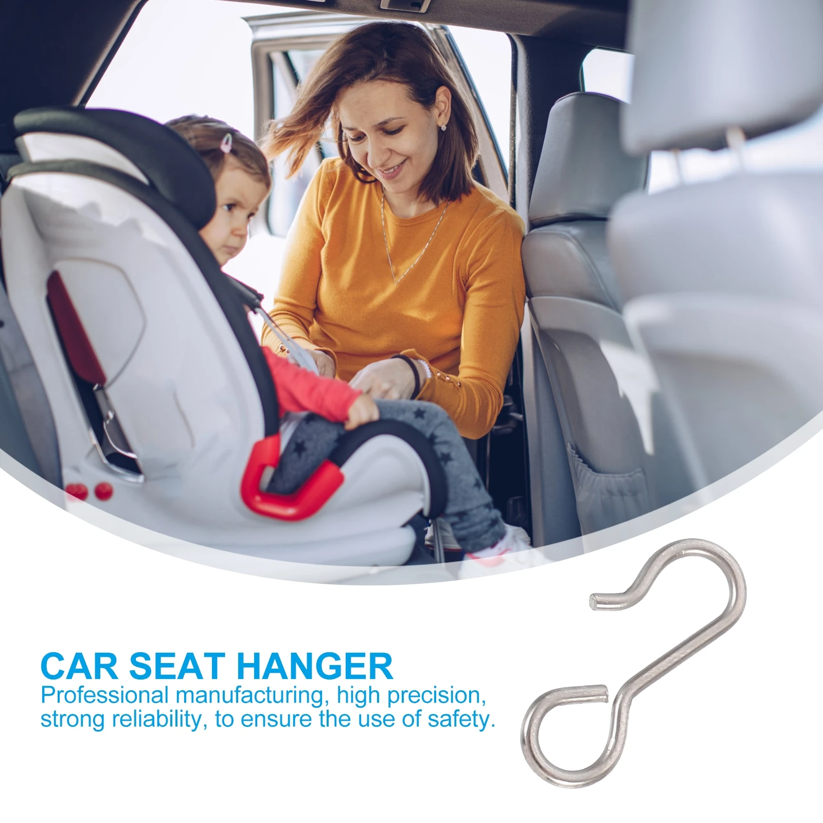 

100pcs Car Seat Cover Hooks High Quality Iron Long Life Fixing Cushions Easy Install Disassemble RV Accessories Vehicle Seat