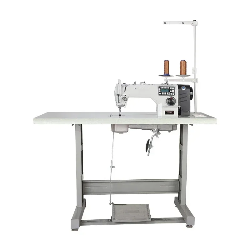 Máquina de Costura Overlock Multifuncional Automática 220V Elétrica Doméstica com Motor Direct Drive e Ponto Fixo