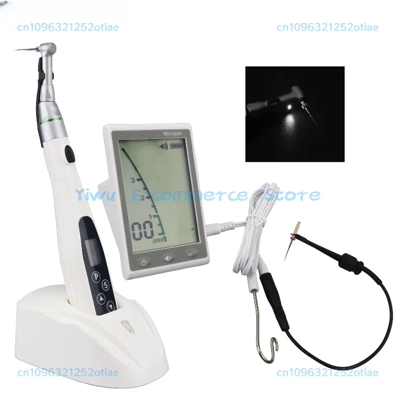 

Стоматологический беспроводной эндодвигатель со светодиодной подсветкой, мини-локатор вершины, измерение корневых каналов, стоматологическое медицинское оборудование