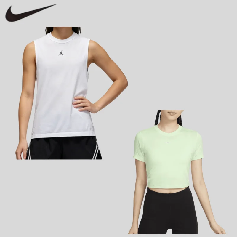 

Nike 2Pcs Anti Sweat Tee Sleeveless Vest Mens Gym Training Sports Clothes SetFN5857-100+FB2874-376