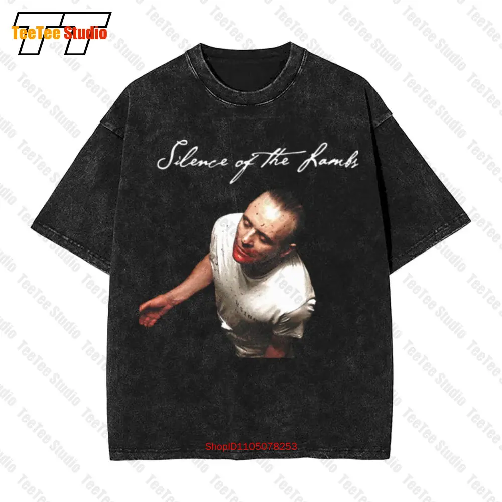 The Silence Of The Lambs V4 Movie Vintage Oversized T-Shirt 7F9Y