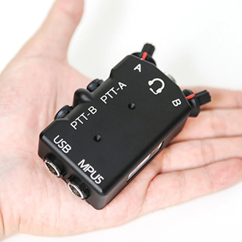 FCS-Tactical MPU5 Adaptador PTT Dual CNC Metal para AMP y COMTAC3 - imagen 2