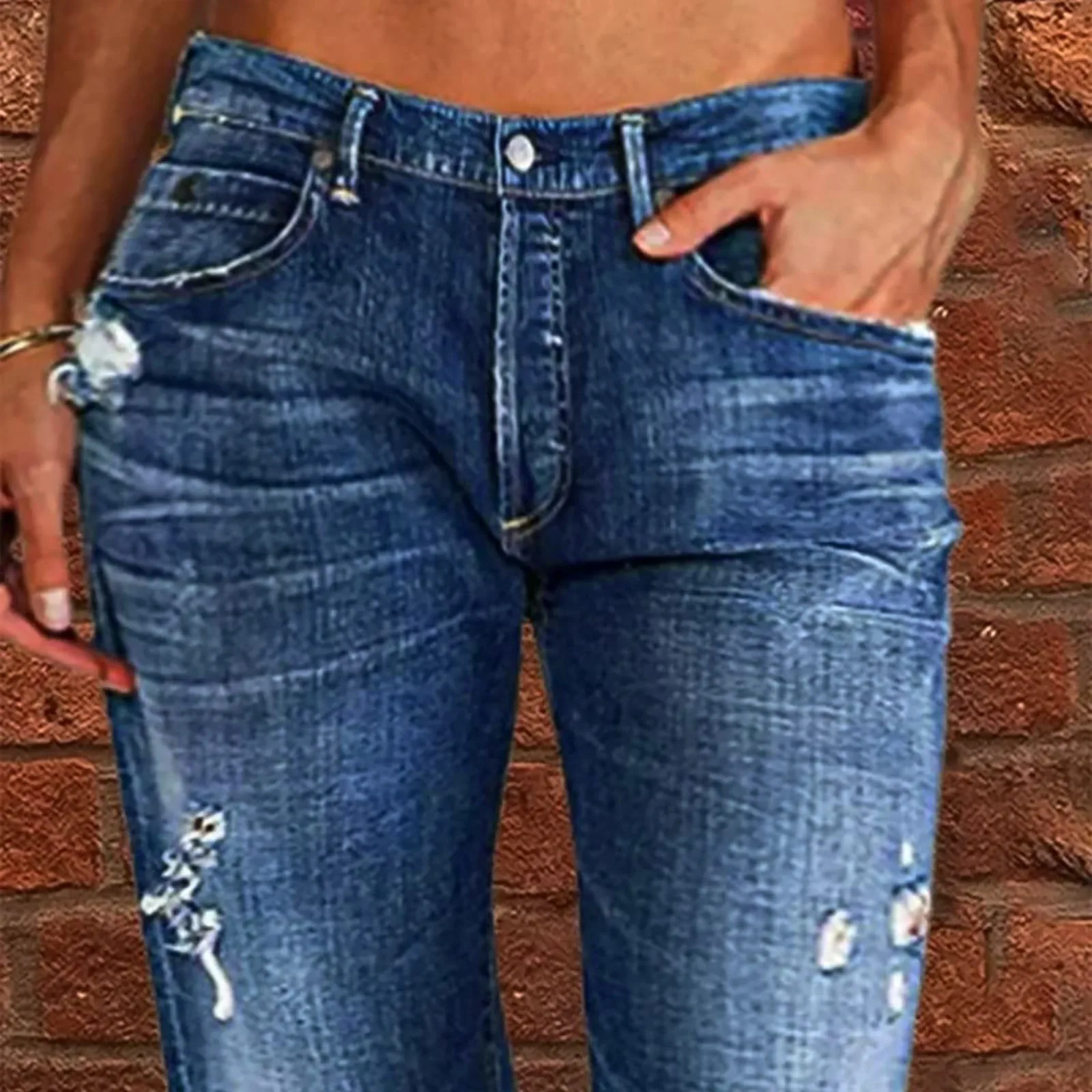 Casual Women Jeans Mid Waist Zipper Streetwear Vintage Design Thin Jeans Spring Summer Versatile Fashion Jeans For Lady