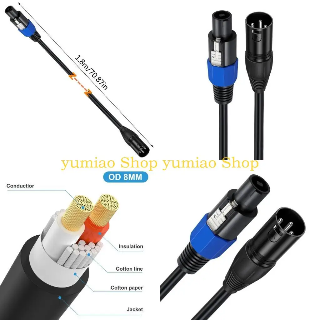 587B Speakon To Xlr…