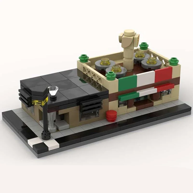 

229pcs MOC Modular Shops 5 Modular Buildings Building Blocks Christmas Gift Innovative STEM Assembly Project Kit