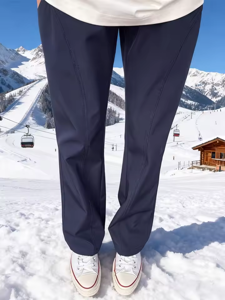 방한 스키 바지 착용샷