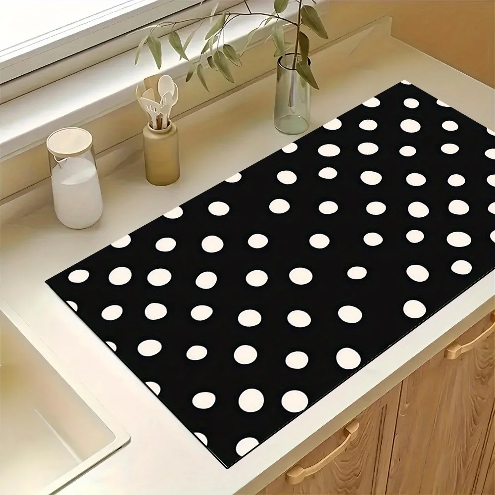 Large-sized anti-slip game table mat and keyboard/mouse pad, dotted-patterned base computer writing board desk accessories