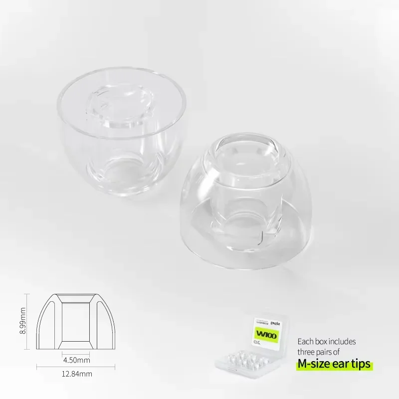 EPZ M100 Oordopjes S/M/L Vloeibare siliconen Universele siliconen oordopjes voor in-ear IEM-oortelefoon Bluetooth-oordopjes (3 paar)