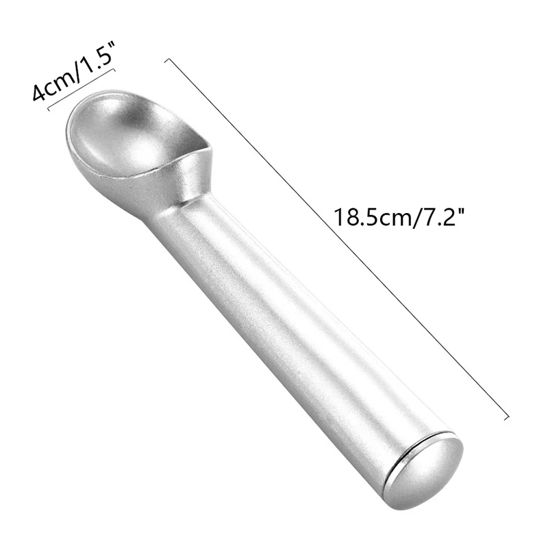 Spoon Portable Aluminum Alloy Non-stick Anti-feeze Ice Cream Baller Stainless Steel Scoop Home Kitchen Tools